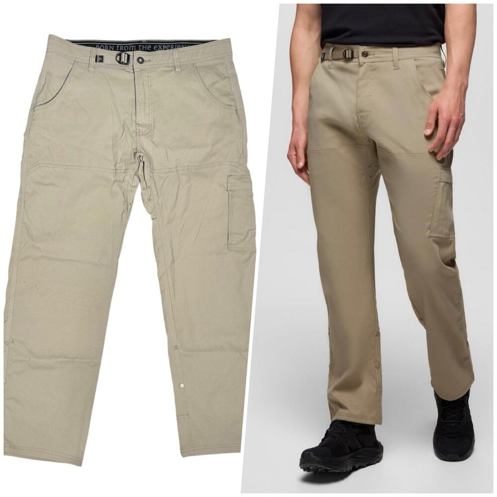 prAna | Men | Stretch Zion Sandbar UPF 50+ Outdoor Performance Pants | Sz 34x30